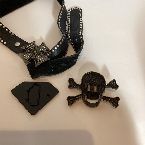 Cache leather belt and buckle - Picture 5 of 5